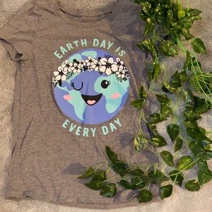 Justice Girls Earth Day T-shirt